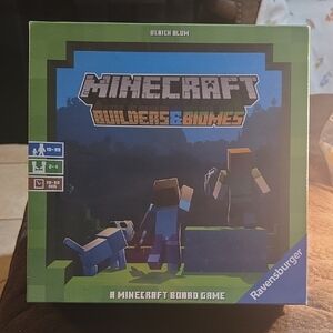 Ravensburger Minecraft Builders & Biomes Board Game New Sealed Box